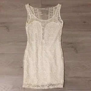 Off-White/ Cream Lace Dress